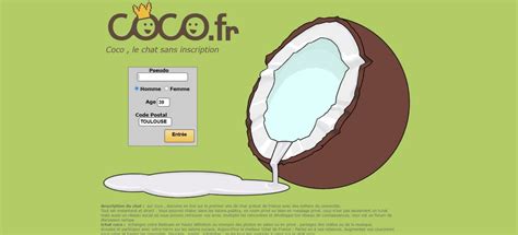 coco.chat sans inscription|Coco le chat gratuit